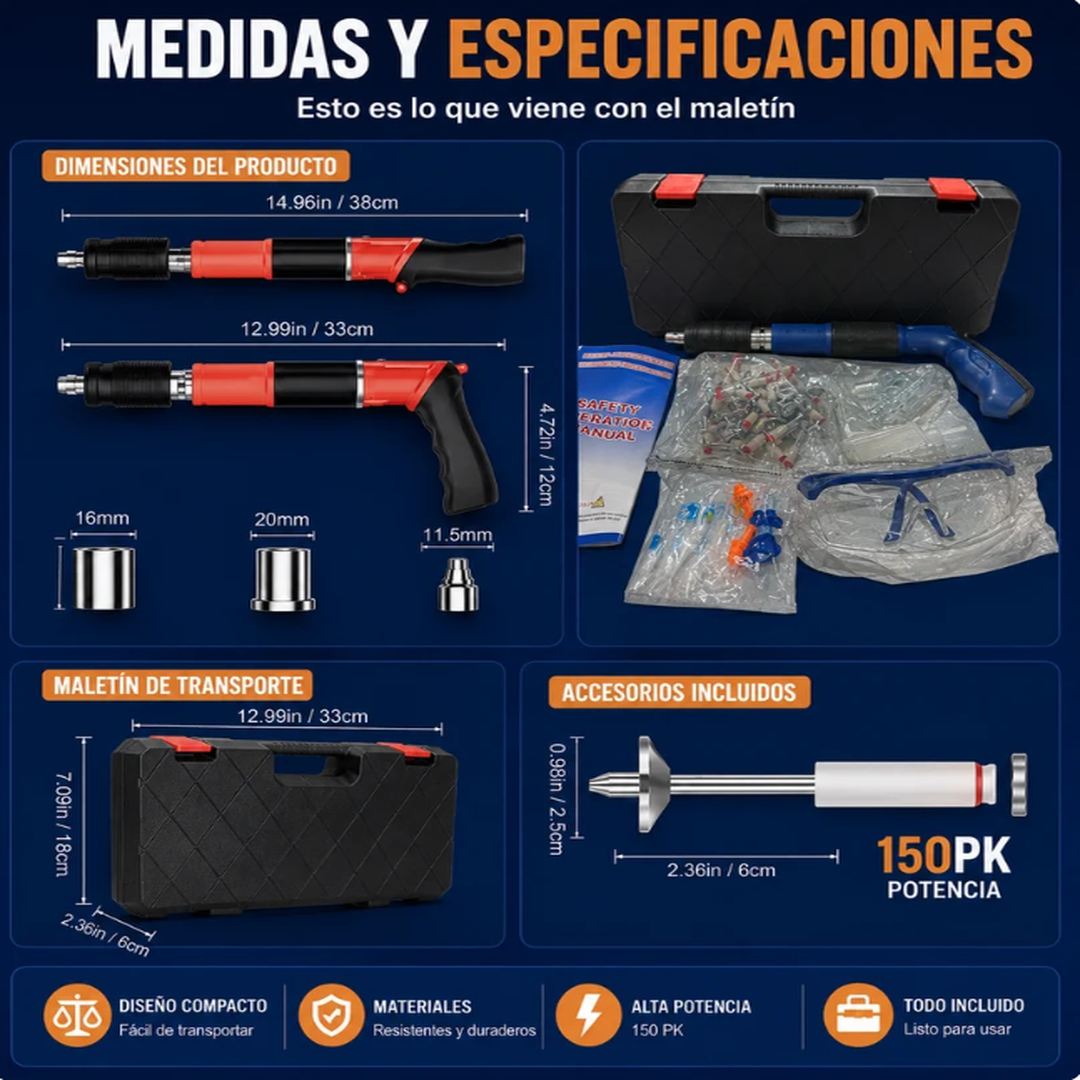 Pistola de Clavos Portátil